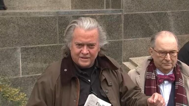 Steve Bannon is playing MAGA enforcer from the outside. Is the White House listening?