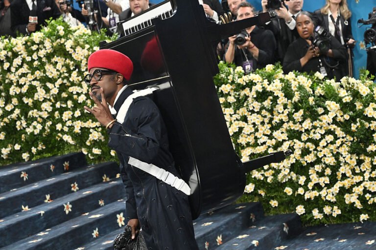 Andre 3000 wore a piano to the Met Gala and dropped a matching album