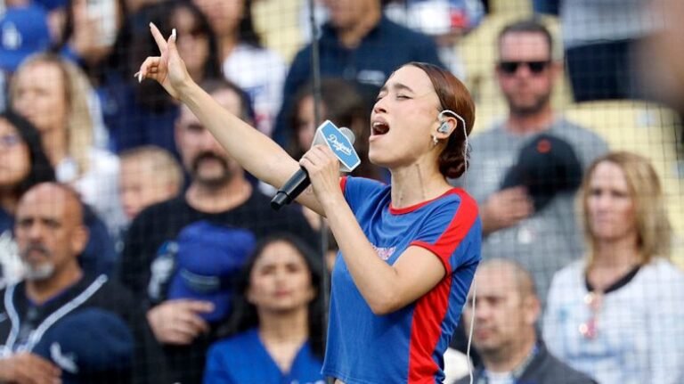 Singer Nezza explains why she sang US National Anthem in Spanish at Dodgers game; says team objected