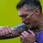 World heavyweight champion Oleksandr Usyk keeps Ukraine on his mind as he prepares for his next big fight