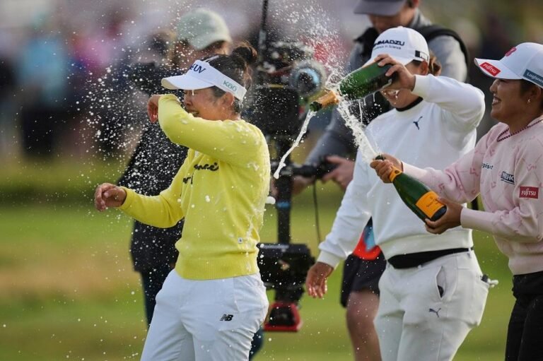 Miyū Yamashita wins Women’s Open for first LPGA Tour victory – and first major – a day after turning 24