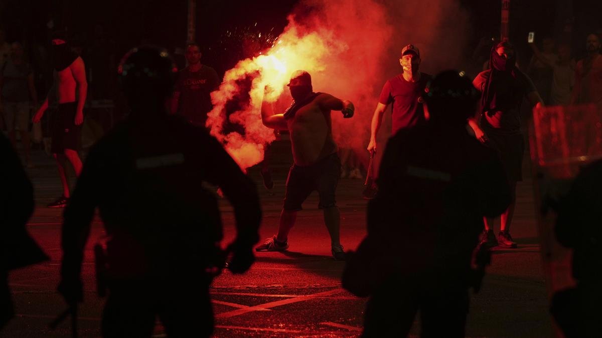 Serbia’s populist leader vows tough response to protesters following riots