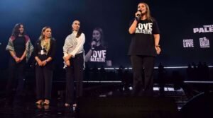 Dozens of celebrities take to the stage in London for the Together for Palestine fundraiser
