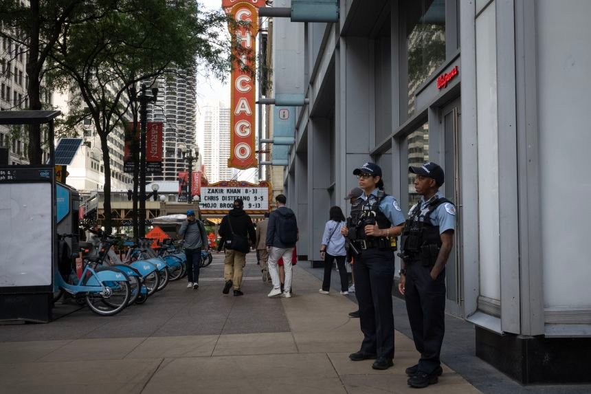 How does Chicago prepare for the possible deployment of the National Guard