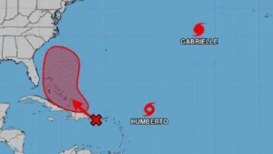 Tropical Storm Humberto Gains Strength as New Caribbean System Raises U.S. East Coast Concerns